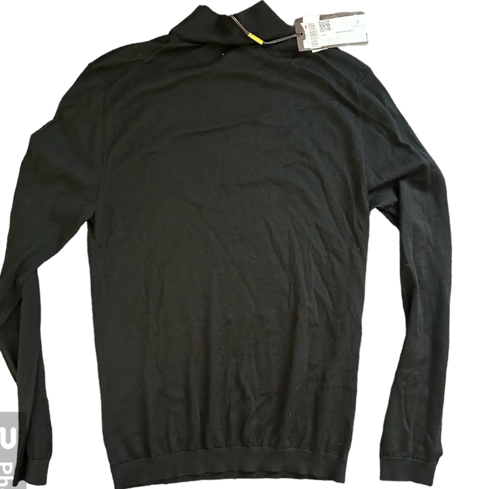 NWT Gucci XL Cashmere fine rib black turtleneck sweater - Picture 10 of 16